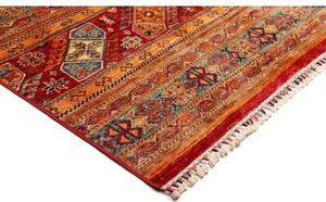 Tappeto Samarkand Geometrico Rosso Mattone Ocra 214x294 Cm