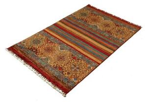 Tappeto Samarkand Geometrico Beige Rosso 79x130 Cm