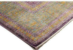 Tappeto Kairo Stilizzato Viola Blu Petrolio 243x303 Cm