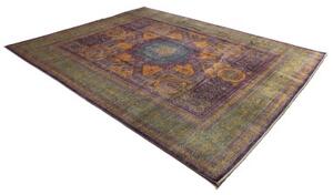 Tappeto Kairo Stilizzato Viola Blu Petrolio 243x303 Cm