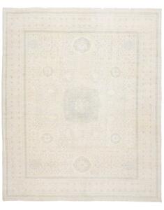 Tappeto Kairo Stilizzato Avorio Azzurro 242x292 Cm