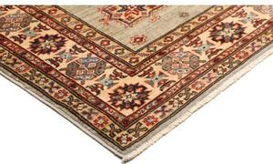Tappeto Kazak Fine Stilizzato Verde Salvia Rosso Mattone 172x240 Cm