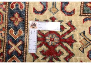 Tappeto Kazak Fine Geometrico Rosso Avorio 209x290 Cm