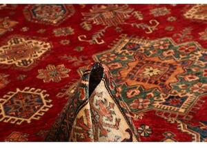 Tappeto Kazak Fine Geometrico Rosso Avorio 209x290 Cm