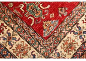 Tappeto Kazak Fine Geometrico Rosso Avorio 209x290 Cm