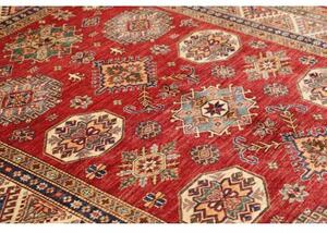 Tappeto Kazak Fine Stilizzato Rosso Beige 177x248 Cm