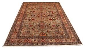 Tappeto Kazak Fine Stilizzato Beige Rosso Mattone 175x240 Cm