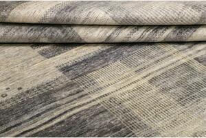 Tappeto Gabbeh Nova Patchwork Grigio Antracite Beige 150x200 Cm