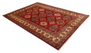 Tappeto Kazak Fine Geometrico Rosso Beige 180x250 Cm
