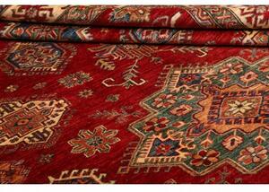 Tappeto Kazak Fine Geometrico Rosso Avorio 209x290 Cm