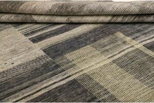 Tappeto Gabbeh Nova Patchwork Grigio Scuro Avorio 168x242 Cm