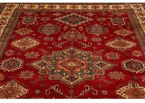 Tappeto Kazak Fine Geometrico Rosso Avorio 209x290 Cm