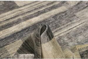 Tappeto Gabbeh Nova Patchwork Grigio Antracite Beige 150x200 Cm