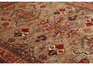 Tappeto Kazak Fine Stilizzato Beige Rosso Mattone 175x240 Cm