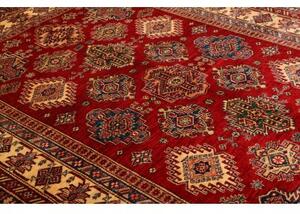 Tappeto Kazak Fine Geometrico Rosso Beige 180x250 Cm