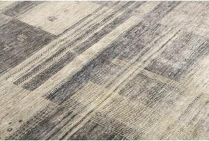 Tappeto Gabbeh Nova Patchwork Grigio Antracite Beige 150x200 Cm