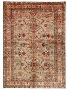 Tappeto Kazak Fine Stilizzato Beige Rosso Mattone 175x240 Cm