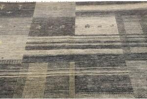 Tappeto Gabbeh Nova Patchwork Grigio Antracite Beige 150x200 Cm