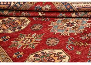 Tappeto Kazak Fine Stilizzato Rosso Beige 177x248 Cm