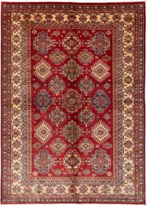 Tappeto Kazak Fine Geometrico Rosso Beige 180x250 Cm