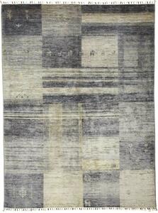 Tappeto Gabbeh Nova Patchwork Grigio Antracite Beige 150x200 Cm