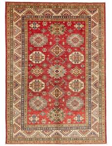 Tappeto Kazak Fine Stilizzato Rosso Beige 177x248 Cm