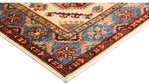Tappeto Kazak Fine Geometrico Avorio Blu 125x187 Cm