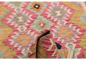 Tappeto Kilim Geometrico Multicolore 101x200 Cm