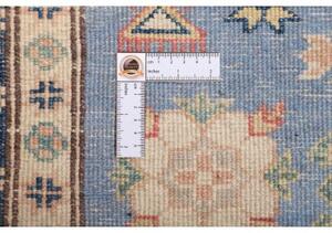 Tappeto Kazak Stilizzato Rosa Cipria Blu 153x199 Cm