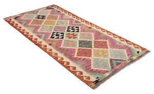 Tappeto Kilim Geometrico Multicolore 101x203 Cm