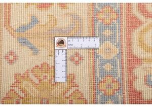 Tappeto Kazak Stilizzato Rosso Corallo Avorio 150x202 Cm