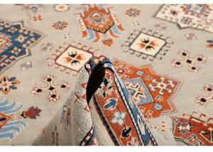 Tappeto Kazak Geometrico Beige Blu 269x357 Cm