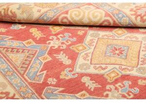 Tappeto Kazak Stilizzato Rosso Corallo Avorio 150x202 Cm