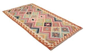 Tappeto Kilim Geometrico Multicolore 101x202 Cm