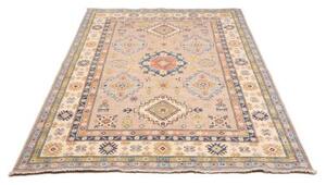Tappeto Kazak Stilizzato Rosa Cipria Blu 153x199 Cm
