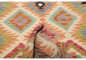 Tappeto Kilim Geometrico Multicolore 101x202 Cm