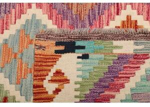 Tappeto Kilim Geometrico Multicolore 101x203 Cm