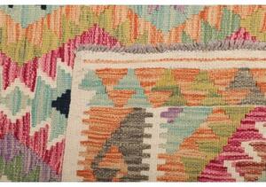 Tappeto Kilim Geometrico Multicolore 101x200 Cm