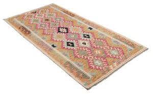 Tappeto Kilim Geometrico Multicolore 101x200 Cm