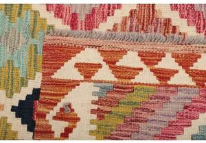 Tappeto Kilim Geometrico Multicolore 101x202 Cm