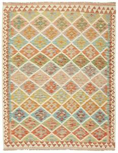 Tappeto Kilim Geometrico Avorio Multicolore 153x199 Cm
