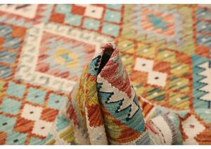 Tappeto Kilim Geometrico Multicolore 154x201 Cm