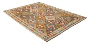 Tappeto Kilim Geometrico Multicolore 154x201 Cm