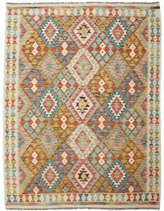 Tappeto Kilim Geometrico Multicolore 154x201 Cm
