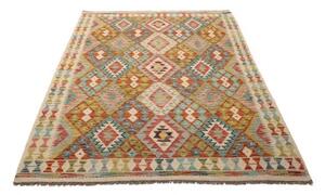 Tappeto Kilim Geometrico Multicolore 154x201 Cm
