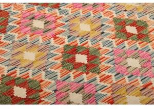 Tappeto Kilim Stilizzato Multicolore 124x179 Cm