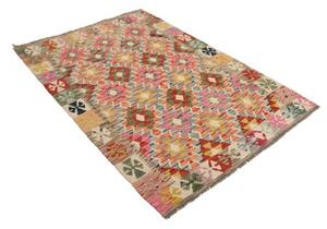 Tappeto Kilim Stilizzato Multicolore 124x179 Cm