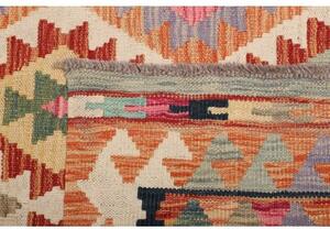 Tappeto Kilim Geometrico Terracotta Beige 124x193 Cm