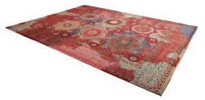 Tappeto Kairo Stilizzato Rosso Mattone Blu 274x353 Cm