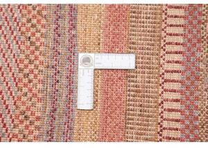 Tappeto Cromopura Geometrico Rosso Beige 126x178 Cm